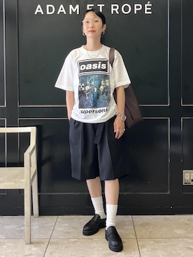 「アイテム（ショルダーバッグ）」を使った、MATSUMURAさん（レディース・159cm・40代）の夏コーディネート