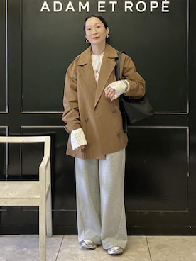 MATSUMURAさん(レディース・159cm)の冬コーディネート