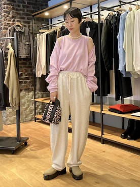 「アイテム（ショルダーバッグ）」を使った、MATSUMURAさん（レディース・159cm・40代）の夏コーディネート