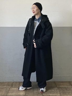 「ダッフル」｜MATSUMURAさん（レディース・159cm）の冬コーディネート