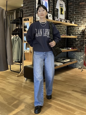 「アイテム（パンツ）」を使った、MATSUMURAさん（レディース・159cm・40代）の秋コーディネート