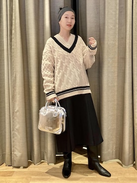 MATSUMURAさん(レディース・159cm)の秋コーディネート