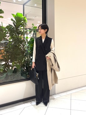 オナカさん(レディース・153cm)の冬コーディネート