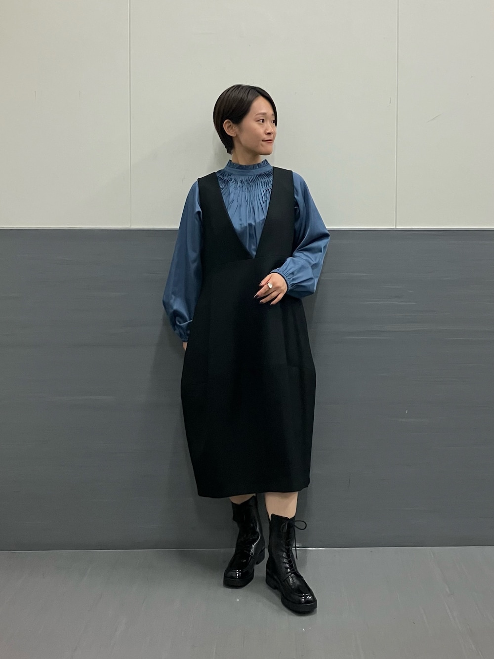 シーシークロス　コクーンシルエットジャンスカ シーシークロス コクーンシルエットジャンスカ - メルカリ