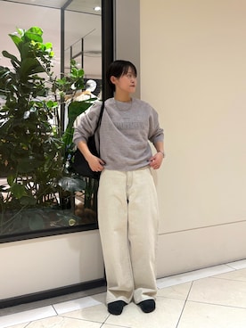 「NOMADIS（ノマディス）のアイテム」を使った、オナカさん（レディース・153cm）の冬コーディネート