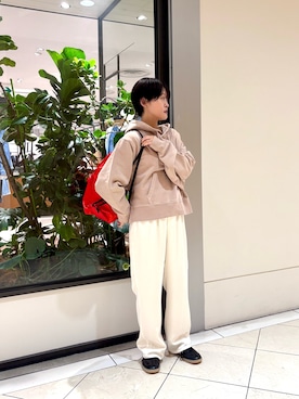 「GOOD ROCK SPEED（グッドロックスピード）のアイテム」を使った、オナカさん（レディース・153cm）の冬コーディネート