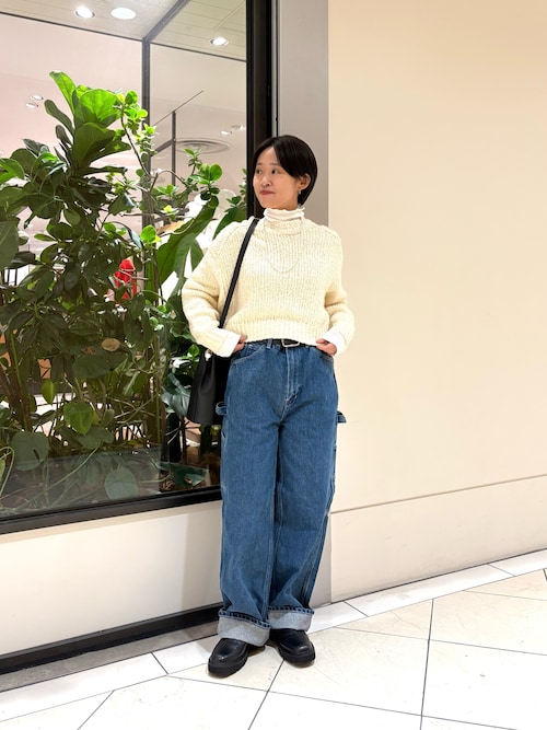 セール】『UR TECH』裏起毛タートルネックカットソー（Tシャツ