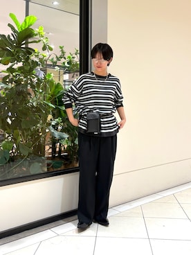 「ハンサムコーデ」｜オナカさん（レディース・153cm）の秋コーディネート