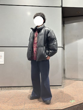 「RAGEBLUE（レイジブルー）のアイテム（ダウンジャケット/コート）」を使った、yasuさん（メンズ・170cm）の冬コーディネート