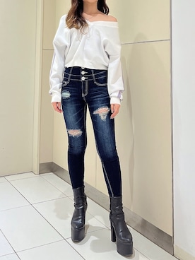 「GYDA」｜mioさん（レディース・156cm・20代）の冬コーディネート