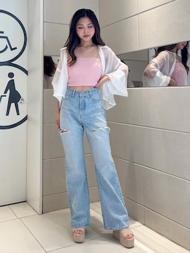 「GYDA」｜mioさん（レディース・156cm・20代）の夏コーディネート