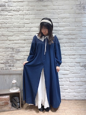「Samansa Mos2（サマンサ モスモス）のアイテム（アクセサリー）」を使った、ことり🐥さん（レディース・147cm）の秋コーディネート