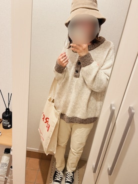 「Java（ジャバ）のアイテム」を使った、Rinrinさん（レディース・164cm）の冬コーディネート
