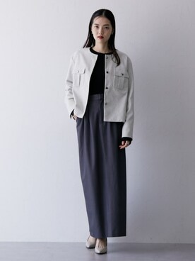 nissen Tall Modelsさん（レディース・172cm）の秋コーディネート