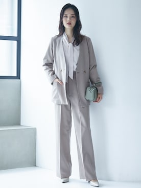 「高身長コーデ 」｜「アイテム（ジャケット/アウター）」を使った、nissen Tall Modelsさん（レディース・172cm）の夏コーディネート