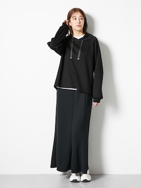 「nissen（ニッセン）のアイテム」を使った、nissen Tall Modelsさん（レディース・173cm）の冬コーディネート