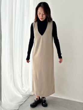 「高身長コーデ 」｜「アイテム（ワンピース/ドレス）」を使った、nissen Tall Modelsさん（レディース・172cm）の夏コーディネート