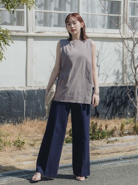 「レギュラー」｜nissen Tall Modelsさん（レディース・170cm）の春コーディネート