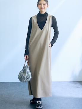 「高身長コーデ 」｜「アイテム（ワンピース/ドレス）」を使った、nissen Tall Modelsさん（レディース・172cm）の夏コーディネート