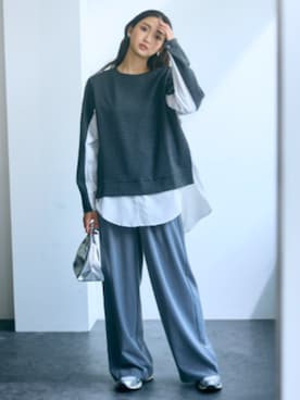 nissen Tall Modelsさん(レディース・172cm)の秋コーディネート