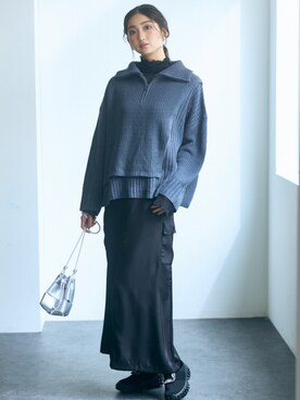 nissen Tall Modelsさん（レディース・172cm）の秋コーディネート