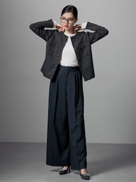 nissen Tall Modelsさん(レディース・172cm)の秋コーディネート