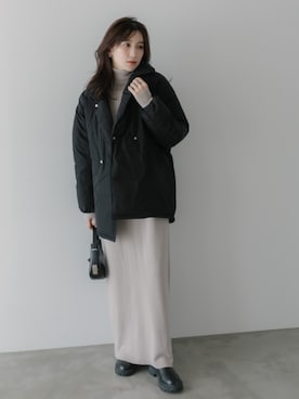 「アイテム（ワンピース/ドレス）」を使った、nissen Tall Modelsさん（レディース・174cm）の秋コーディネート