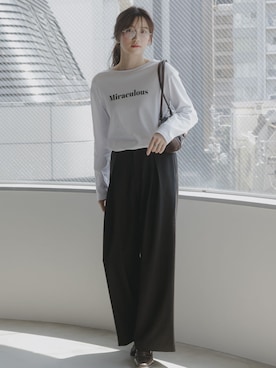 nissen Tall Modelsさん(レディース・174cm)の秋コーディネート