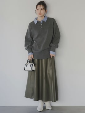 nissen Tall Modelsさん(レディース・174cm)の秋コーディネート