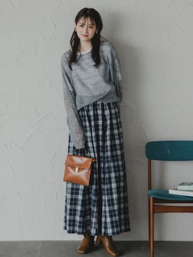 「高身長女子コーデ」｜nissen Tall Modelsさん（レディース・170cm）の夏コーディネート