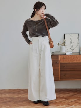 nissen Tall Modelsさん（レディース・174cm）の秋コーディネート