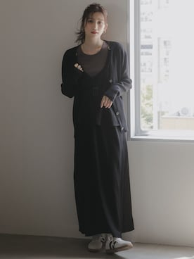nissen Tall Modelsさん（レディース・174cm）の秋コーディネート