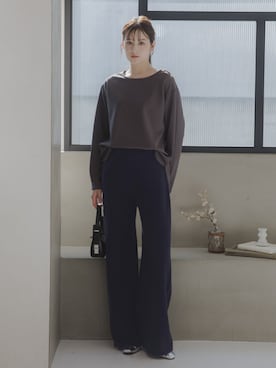 nissen Tall Modelsさん（レディース・170cm）の秋コーディネート