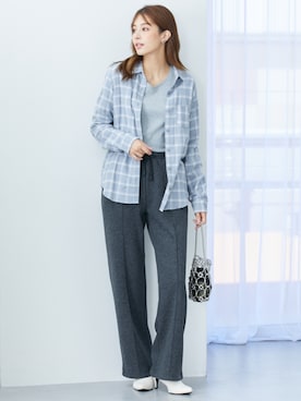 nissen Tall Modelsさん（レディース・173cm）の秋コーディネート