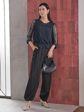 nissen Tall Modelsさん（レディース・174cm）の冬コーディネート