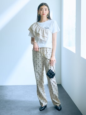 nissen Tall Modelsさん（レディース・172cm）の夏コーディネート