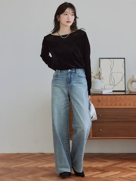 nissen Tall Modelsさん（レディース・174cm）の秋コーディネート