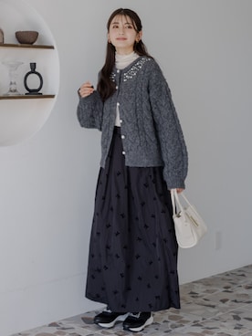 nissen Tall Modelsさん(レディース・169cm)の秋コーディネート