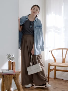 nissen Tall Modelsさん(レディース・172cm)の冬コーディネート