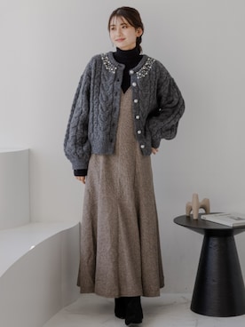 「高身長コーデ 」｜nissen Tall Modelsさん（レディース・169cm）の秋コーディネート