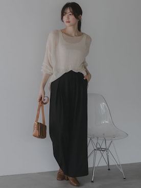 nissen Tall Modelsさん(レディース・174cm)の秋コーディネート