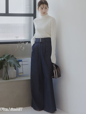 nissen Tall Modelsさん（レディース・170cm）の秋コーディネート