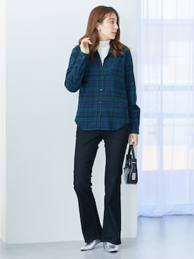nissen Tall Modelsさん（レディース・173cm）の秋コーディネート