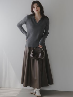 nissen Tall Modelsさん（レディース・174cm）の秋コーディネート