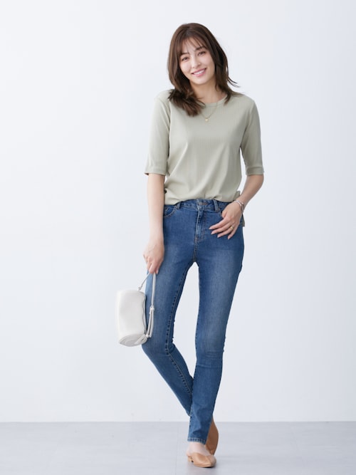 DIANTE スキニー　01新品、未使用 トールサイズ ヨコストレッチうすカルデニムスキニーパンツ