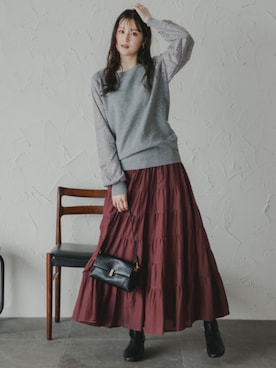 「高身長女子コーデ」｜nissen Tall Modelsさん（レディース・170cm）の夏コーディネート