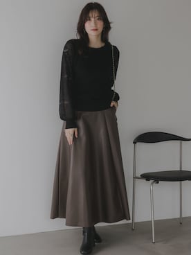 nissen Tall Modelsさん(レディース・174cm)の秋コーディネート