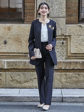 「nissen（ニッセン）のアイテム」を使った、nissen Tall Modelsさん（レディース・169cm）の冬コーディネート