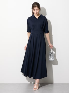 「アイテム（ワンピース）」を使った、nissen Tall Modelsさん（レディース・172cm）の春コーディネート