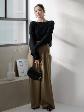 nissen Tall Modelsさん（レディース・172cm）の冬コーディネート